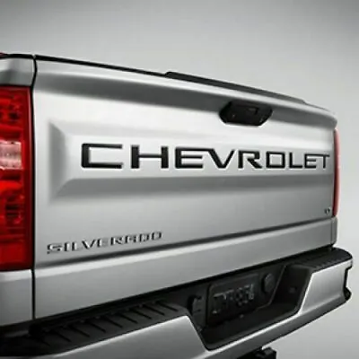  Chevrolet Silverado Lettering For Tailgate Black GMSV LTZ LT • $308