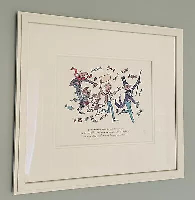 Quentin Blake & Roald Dahl - Charlie And The Chocolate Fac- Ltd Edition *Framed* • £135