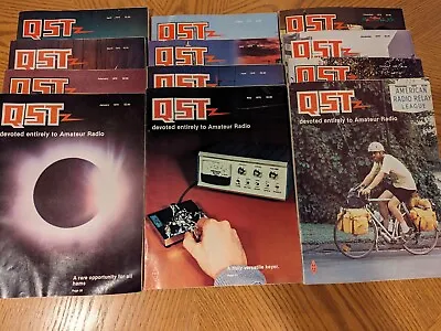 QST Magazines Full Year - 1979 Plus Extra 6 Issues (July Thru December) • $14.99