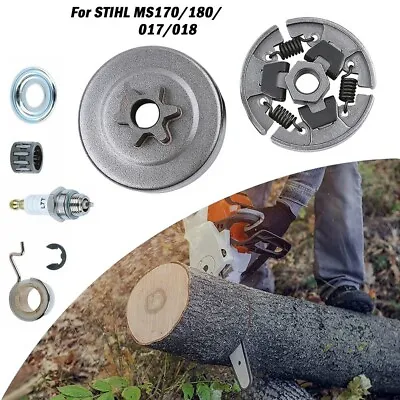 Sprocket Clutch Drum Bearing Kit For Stihl 017 018 MS170 MS180 Chainsaw Part UK • £10.99