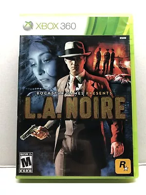 LA Noire (Microsoft Xbox 360 2011) Complete Tested Working - Free Ship • $13.95