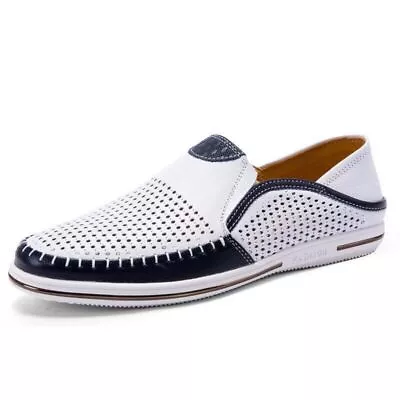 Men Casual Shoes Spring Summer Breathable Loafers Slip On Flats Footwear Fashion • $53.98