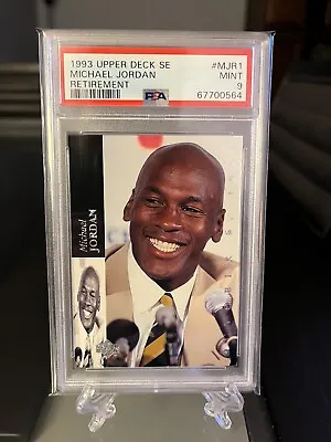 1993-94 Upper Deck SE #MJR1 Michael Jordan Retirement PSA MINT 9!!! • $89.99