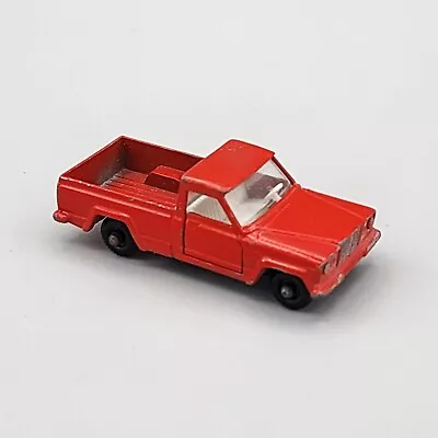 1960s Lesney Matchbox Red Jeep Gladiator Pickup Truck W/ Opening Doors #71 READ  • $14.71