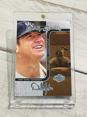2006 Topps Co-Signers Mickey Mantle/Derek Jeter “Changing Faces” Silver #40/125 • $29.95