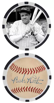 Babe Ruth - Baseball Legend - New York Yankees - Poker Chip - ***signed*** • $13.29