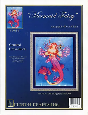 Mermaid Fairy 99403 Cross Stitch Pattern By Kustom Krafts Full Coverage • $12