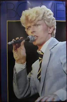 £20 • Buy Original BOWIE Poster 1984 (c) Serious Moonlight Photo: Denis O'Regan 585 X 880