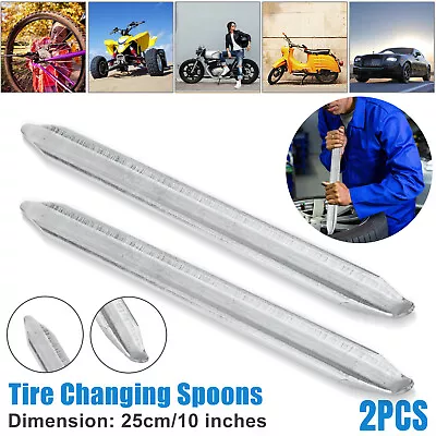 2PCS Motorcycle Spoon Tire Irons Lever Tools Changer Iron Tyre Changing Repair • $12.98