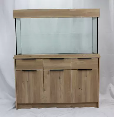 Aqua One OakStyle Nash Oak 230 Fish Tank & Cabinet Ex Display Aquarium & LEDs • £519.99