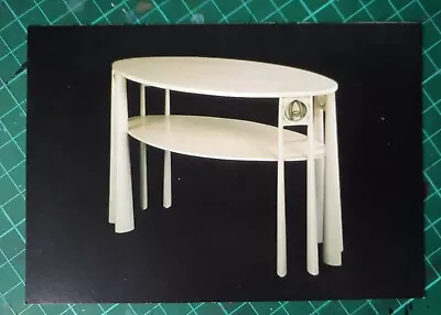 Picture Postcard Charles Rennie Mackintosh White Occasional Table • £1