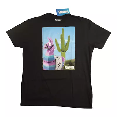 Fortnite Shirt Mens XL Black Llama Cactus Official Licensed Epic Games • $10.15