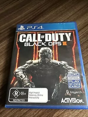 Call Of Duty Black Ops 3 III (Ps4 Sony PlayStation 4) • $24.60