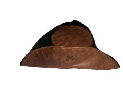 Captain Jack Sparrow Cosplay Brown Wig Hat Pirates Of The Caribbean Halloween  • £27.24