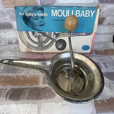 Moulinex Mouli-Baby  1960's Baby Food Processor - Instructions & Boxed Film Prop • £19.99