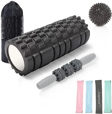 $67.59 • Buy Roller 33cm Set Foam Roller Spike Massage Ball Massage Roller, Muscle Stick Gift