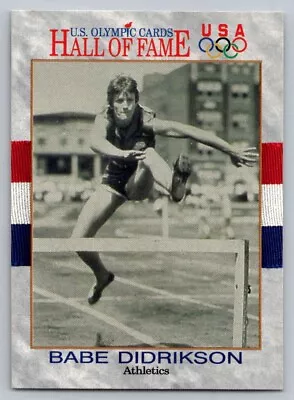 1991 Impel U.S. Olympic Hall Of Fame #6 Babe Didrikson • $1.99