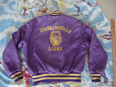 Vintage Sparlingville Lions DICK Punk Rock Heavy Metal Jacket Mens Size L • $28.45