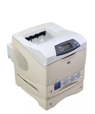 HP LaserJet 4350DTN Workgroup Laser Printer FULLY FUNCTIONAL VERY CLEAN SEE PICS • $495.99