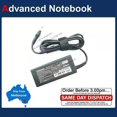 65W Genuine Adapter AC Charger Toshiba Satellite C50t-A C55-B NB200 NB255 NB505 • $32.90