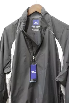 NEW MIzuno GOLF Black  WIND RAIN DRY FIT Windproof JACKET MENS SIZE MEDIUM  • $89.99