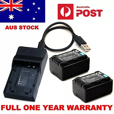 Battery / USB Charger For Panasonic HC-V110 HC-V130 HC-V160 HC-V180 HC-V201 AUS • $54.88