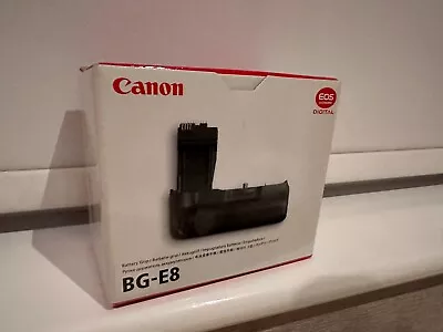 Genuine Canon BG-E8 BATTERY GRIP For EOS 550D/600D/650D/700D Super Condition H20 • £38
