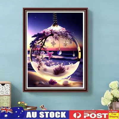 5D DIY Full Round Drill Diamond Painting Beach Kit Home Decoration Art Craft • $10.09