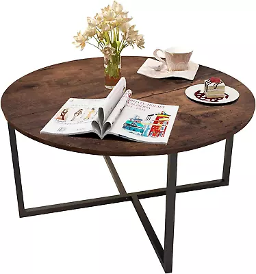 Round Coffee Table Sofa Table Office Desk Kitchen Dining Table Modern Leisure • $95.43