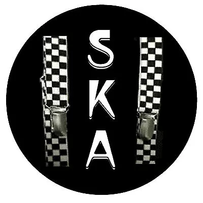 £4.99 • Buy SKA BRACES - NOVELTY CAR / WINDOW INSIDE STICKER - BRAND NEW / 77mm CUT / GIFTS
