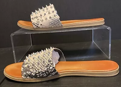 Madden Girl Sz 8 Women’s Studded Spike Snake Print Sandals • $13.99