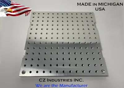 10  X 10  X 1/2  MIC 6 Aluminum Fixture / Sacrificial Plate Mini Pallet QTY:1 • $140