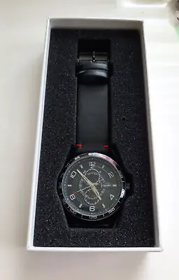 Mason & Co. Heritage Racer Limited Edition Black & Red 42 Mm Quartz W Leather • $50