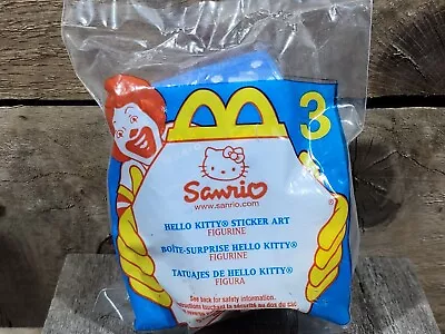 2000 McDonalds Sanrio #3 Hello Kitty With Sticker Art • $10.99