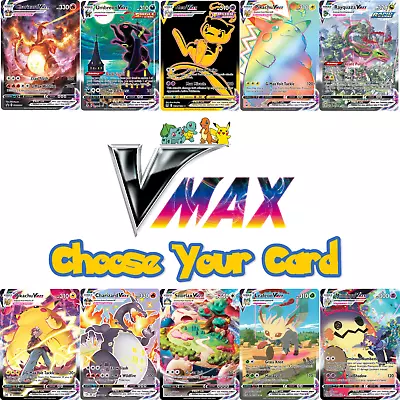 $6.49 • Buy Pokemon TCG VMAX - Choose Your Card - All VMAX Cards - Holo, Ultra Rare - All NM
