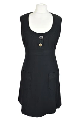 £24.95 • Buy KAREN MILLEN Black Dress Size Uk 12 Womens Viscose Polyamide Sleeveless