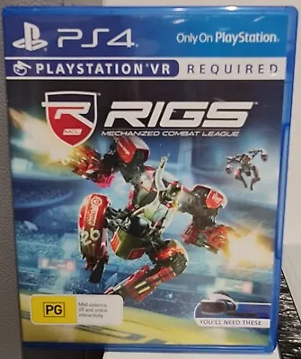 Rigs Mechanized Combat League Playstation VR PSVR Game PS4 • $24.95