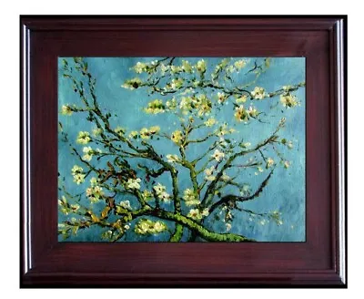 $146.95 • Buy Framed Van Gogh Almond Blossom Repro, Hand Painted Oil Painting 12x16in