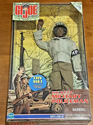 Hasbro GI Joe 12  AA Ethnic WWII ETO Military Policeman 1999 Brand New Nice Box • $25