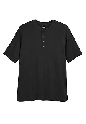 KingSize Men's Big & Tall Shrink-Less Lightweight Henley T-Shirt • $26.99