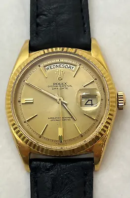 Vintage Rolex #1803 President Day-Date Men's 18K Automatic Watch SERVICED • $8500
