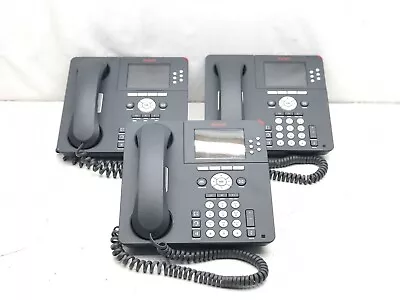 Lot Of 3 Avaya 6-Line IP VoIP Phone 9640 • $76.92