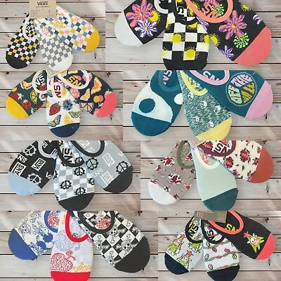 Vans Women's No Show Socks Variety (Size 6.5-10) Package • $10