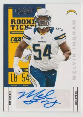 2012 RC Auto Melvin Ingram Rookie Auto San Diego Chargers #166 • $6.95