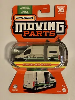 2023 Matchbox Moving Parts New Model Mercedes-benz Sprinter #6 White Van Camper • $20