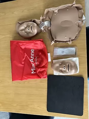 Laerdal Mini Anne Plus CPR First Aid Training Manikin And Kneel Mat • £26