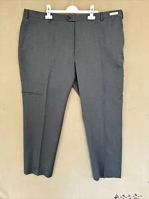 NWT Jos A Bank Dress Pants Mens 44x30 Gray 100% Wool Executive Tailored Fit NEW • $15