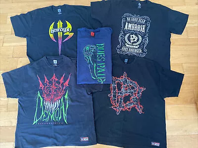 WWE  T-Shirt Bundle Size XXL Hardy Boyz  Finn Balor Dean Ambrose Randy Orton • £85