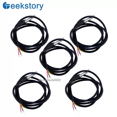 5PCS 3M DS18B20 Waterproof Digital Temperature Sensor Module Thermal Probe • $21.99