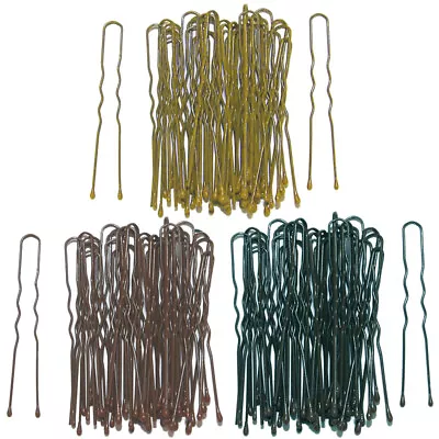 £3.35 • Buy Bun Pins Ladies Bob Kirby Hair Grips Pack Of Slides Wavey Bobby Fashion Styling